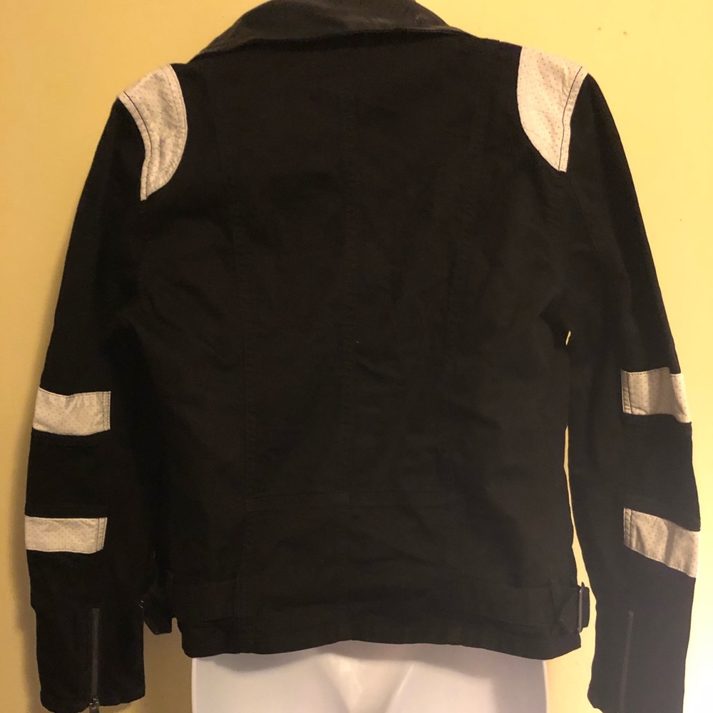 Express Moto Jacket Size Medium - image 5